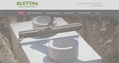 Desktop Screenshot of blevinsseptic.net